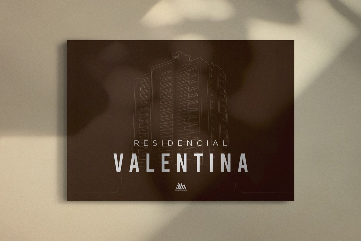 Estudo de traço arquitetônico do residencial Valentina