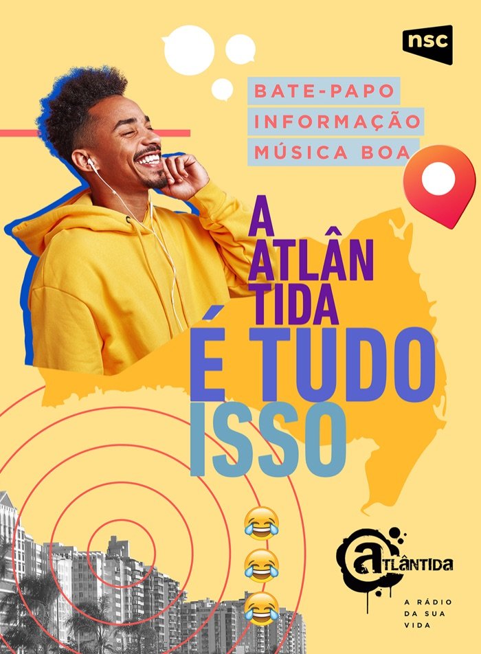Página de anúncio da campanha Atlântida