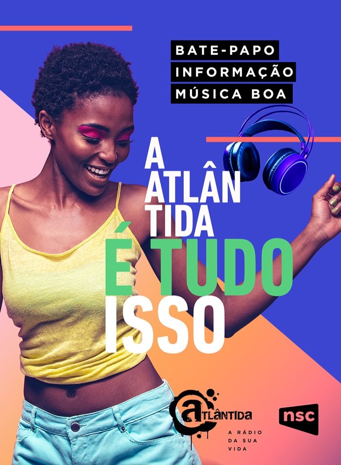 Variação de página de anúncio da campanha Atlântida