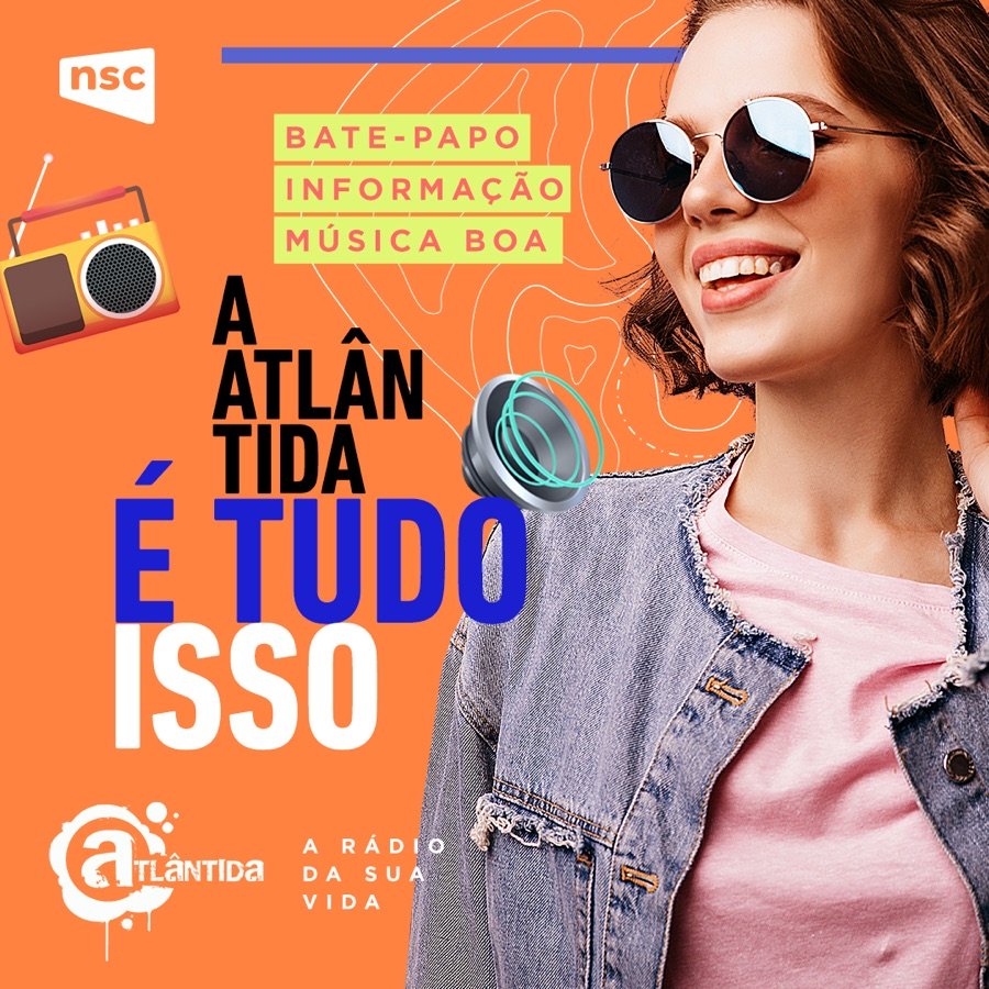 Post de Instagram da campanha Atlântida