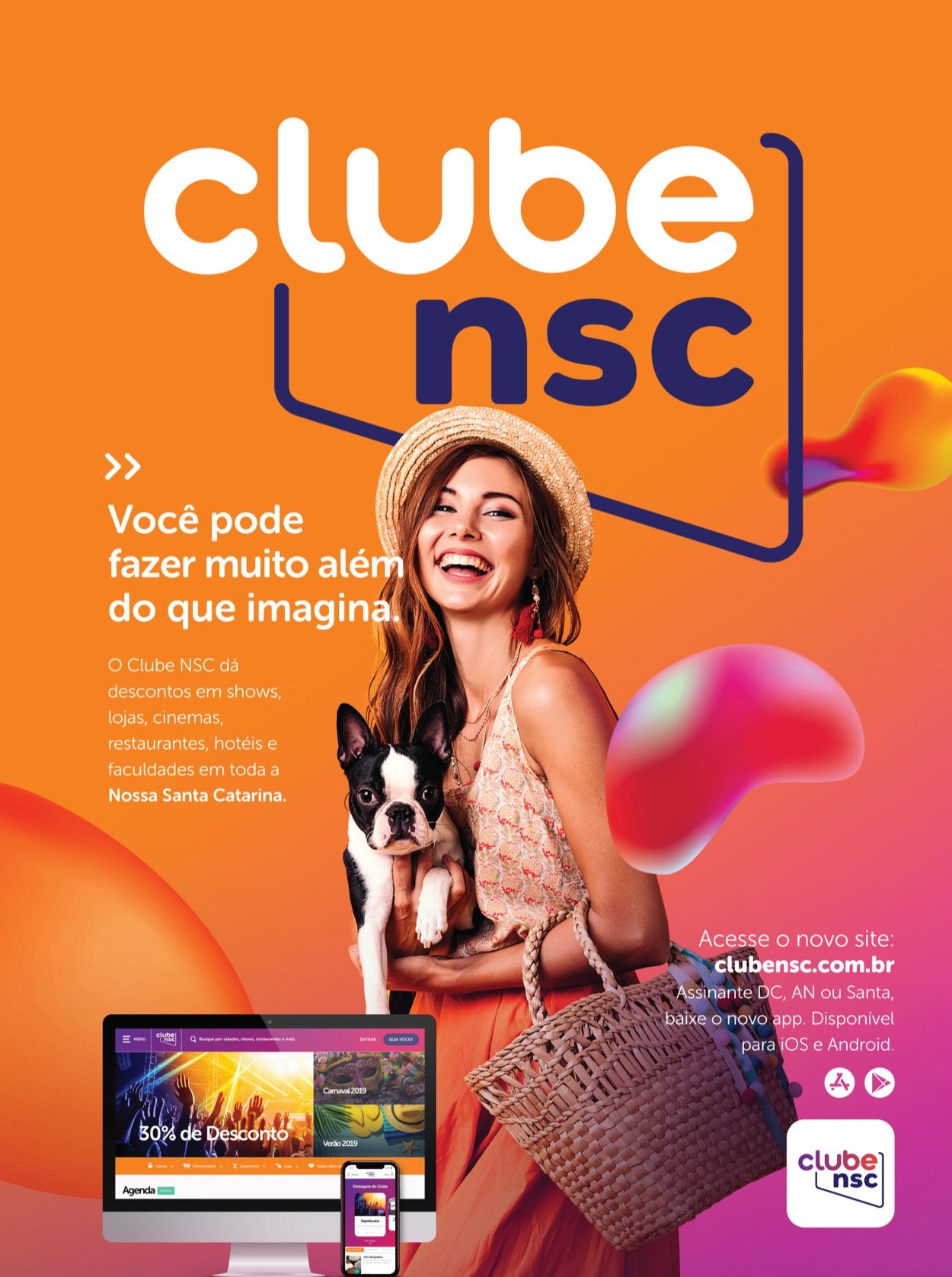 Anúncio do Clube NSC — Você pode fazer muito além do que imagina