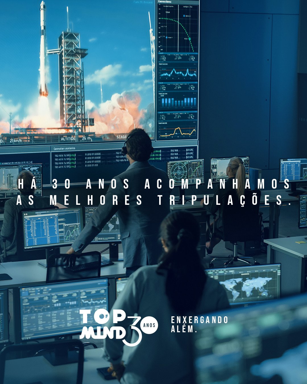 Peça — Há 30 anos acompanhamos as melhores tripulações