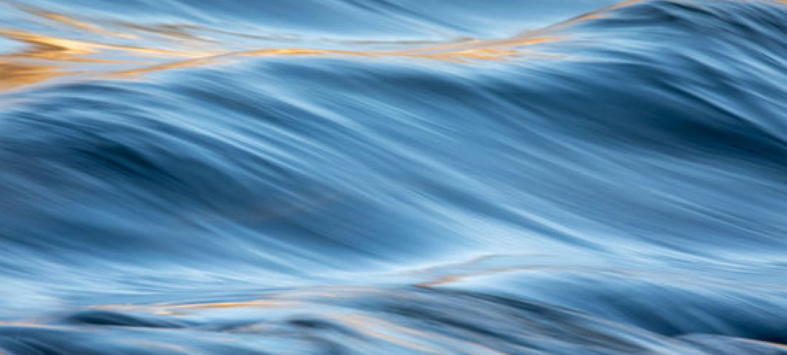 Textura de água em movimento