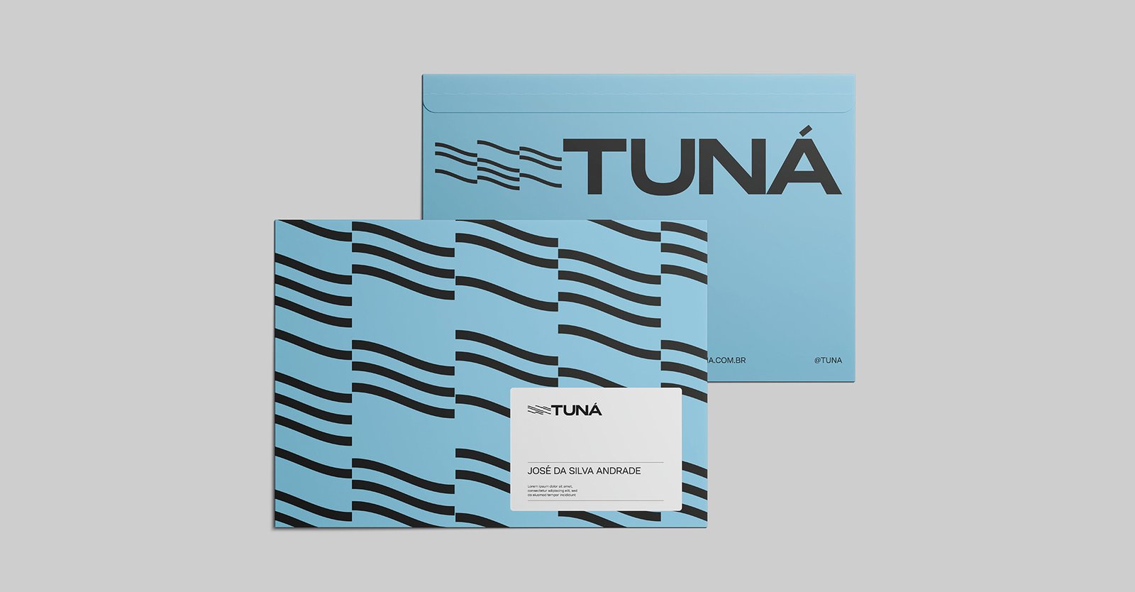 Conjunto de papelaria da Tuná
